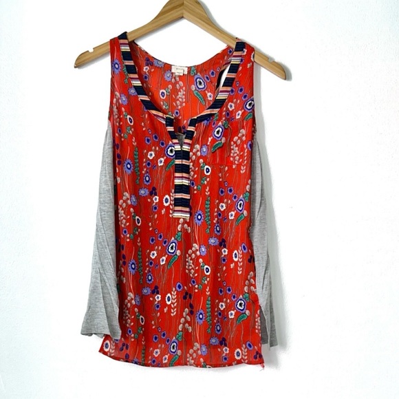 Anthropologie Tint Floral Tank NWOT - Picture 4 of 8